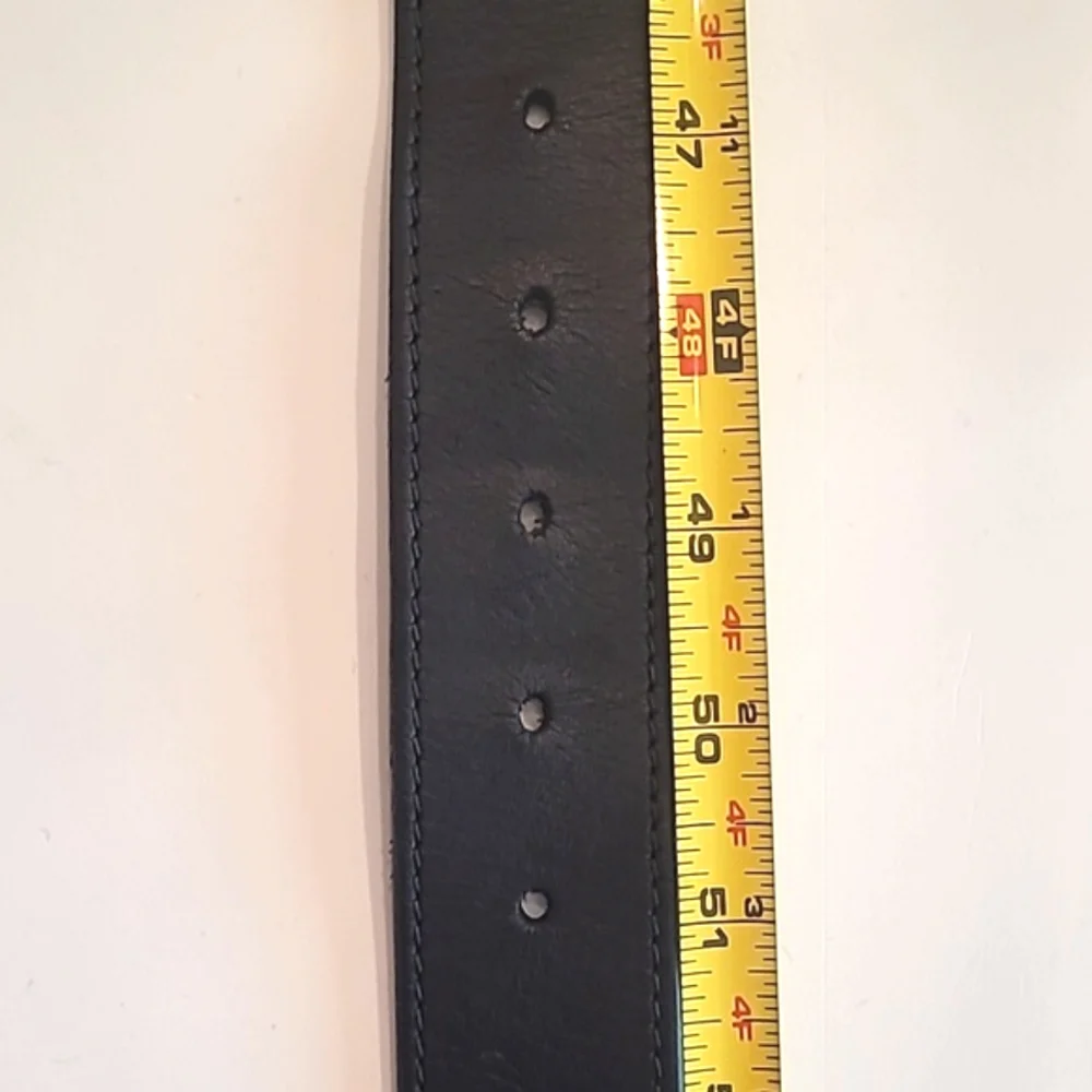 Carhartt Leather Genuine Leather Belt Debossed Brand Logo Adjustable Size 48